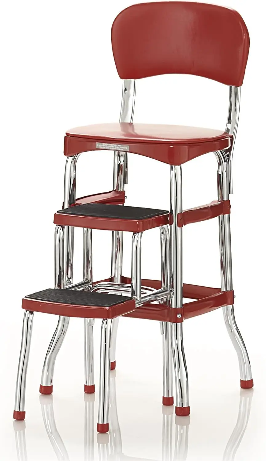 COSCO Retro Counter Chair/Step Stool, Sliding  home furniture  step ladder