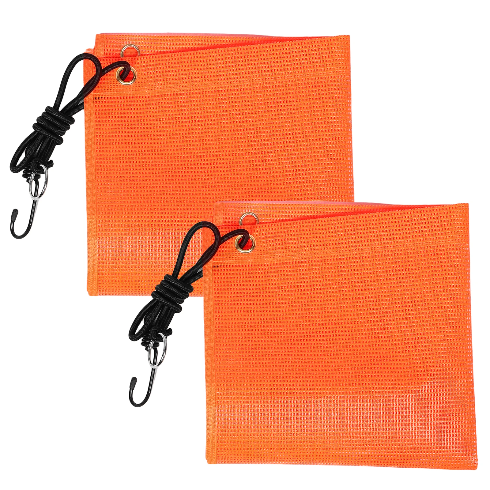 

2pcs Safety Warning Flags Waterproof PVC Mesh High Visibility for Truck Car Bike ATV UTV Trailer Vehicle Road Traffic
