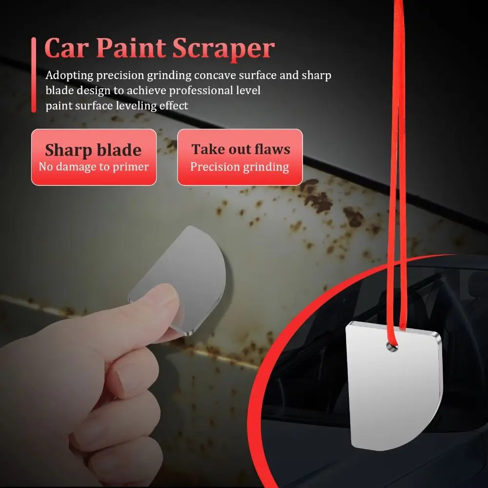 Steel Material Car Scratch Repair Tool Light Scratches Removal Without Damage Car Polishing Point Repair Scraper Portable Design
