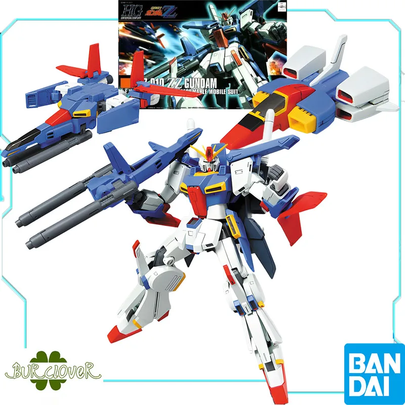 

Bandai Genuine Model Kit Gundam HGUC 1/144 MSZ-010 ZZ Boy Anime Figure Action Assembly Collection Model
