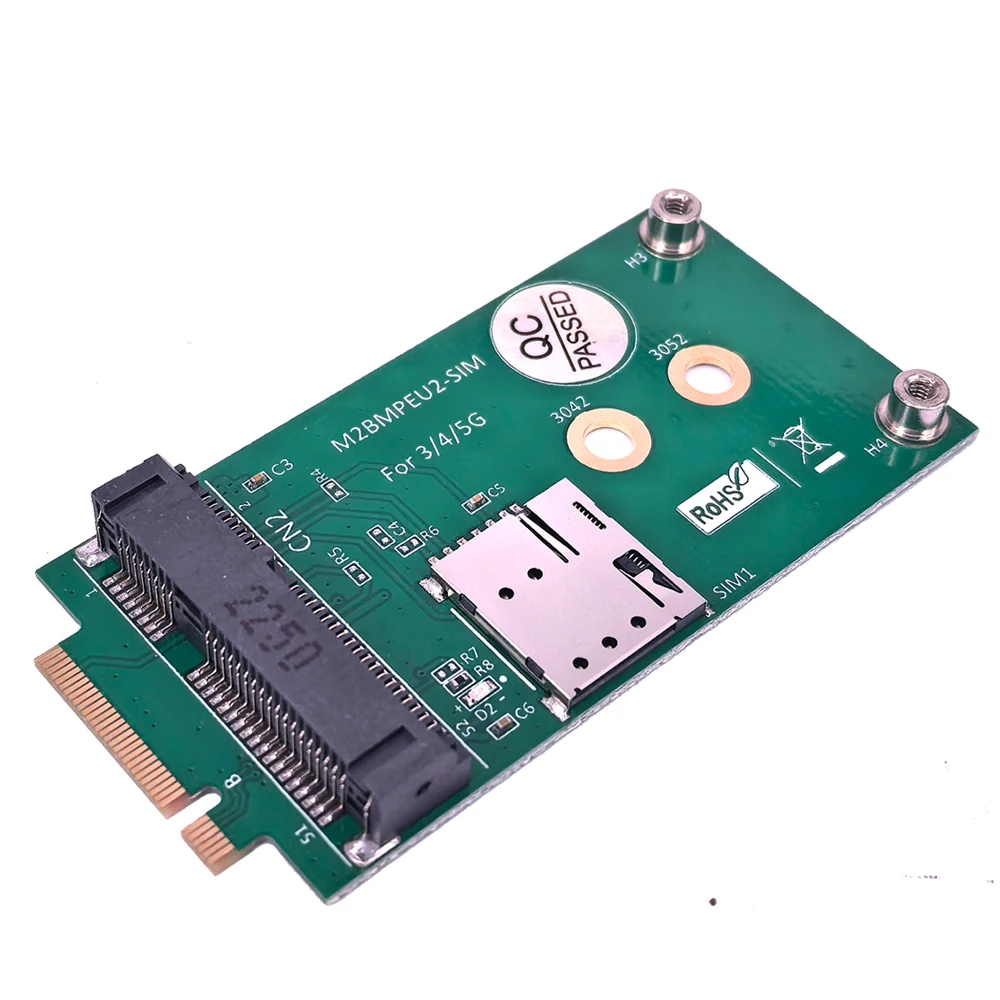 B key M2 SSD interface convert to mini PCIe slot adapter Wireless WIFI WLAN Module to desktop PC Solution NANO SIM card Socket