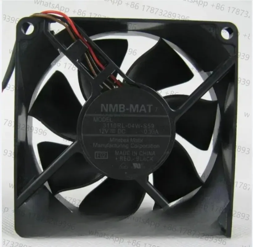 Высокое качество для вентилятора 8025, 8 см, корпусный вентилятор 3110RL-04W-S59, 12 В, 0,33 А, 3-контактное измерение скорости