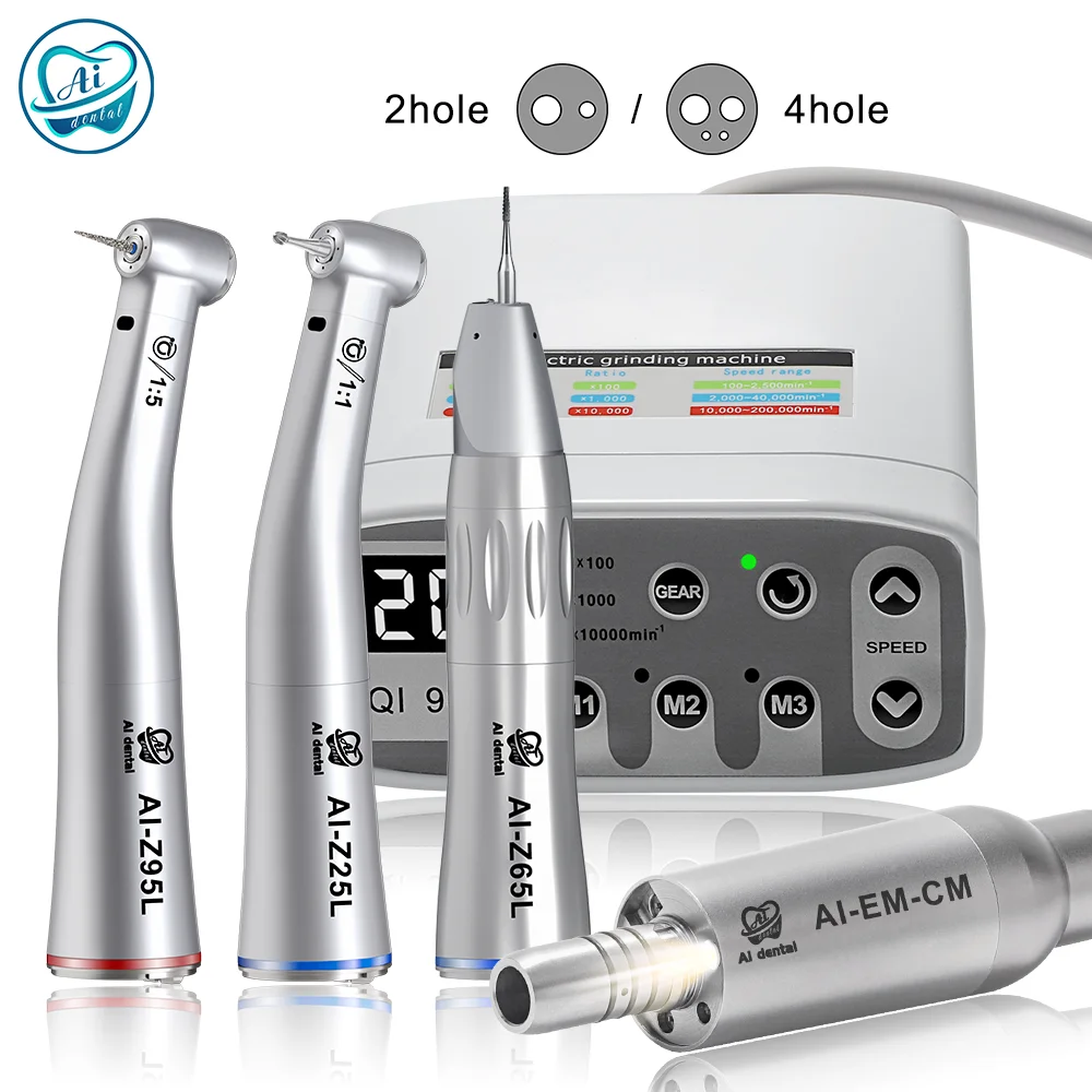 Dental Electric AI-EM-CM Inner Water Pumping Brushless Motor only or Z series Low speed Handpiece Motor kit or Handle for choice