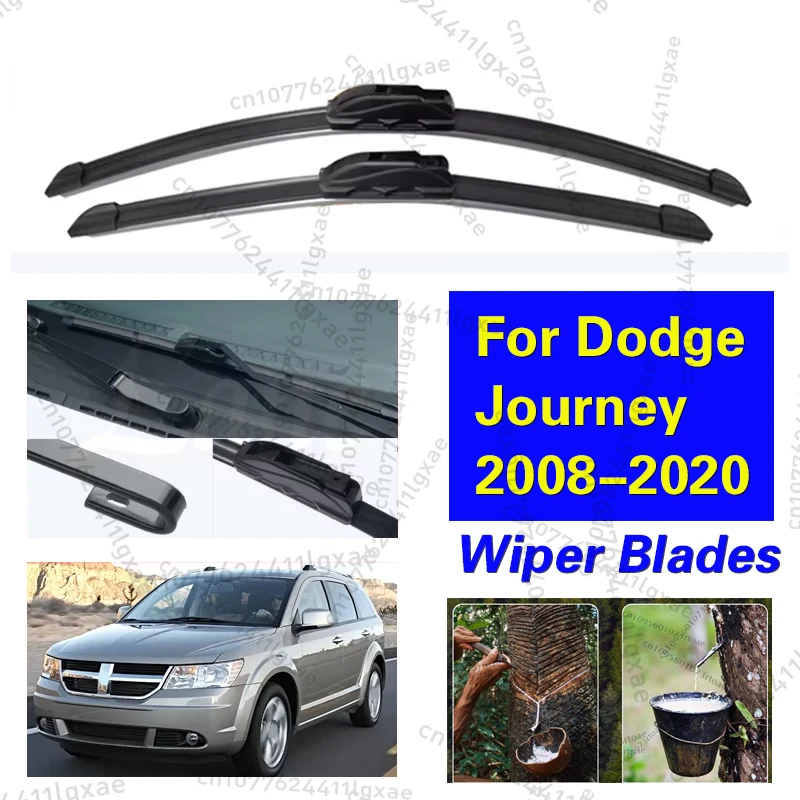 

For Dodge Journey 2008-2020 Front Windshield Wiper Blades 2pcs Windscreen Window Accessories 2009 2010 2011 2013 2016 2018 2019