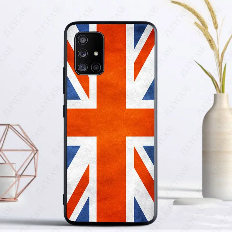 British flag funda Cover For samsung Galaxy A53 A52S A11 A14 A13 A21S A22 A23 A24 A32 A33 A34 A40 A41 A50 A51 A71 A73 5G cases