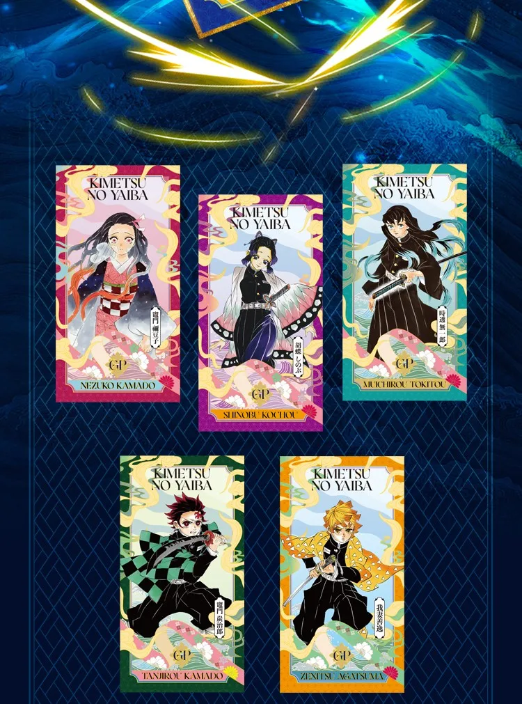 Okazja Cena Kami Demon Slayer Cards Blade Apocalypty Booster Box Anime Tanjirou Kamado Nezuko Character SSP Collection Cards