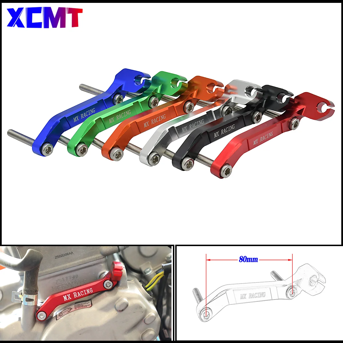 

Motorcycle For KAYO Engine Clutch Arm CNC Bracket Anchor Holder K6 T6 BSE M2 M4 KEWS K16 ZONGSHEN NC250 250CC ZS177MM RX3