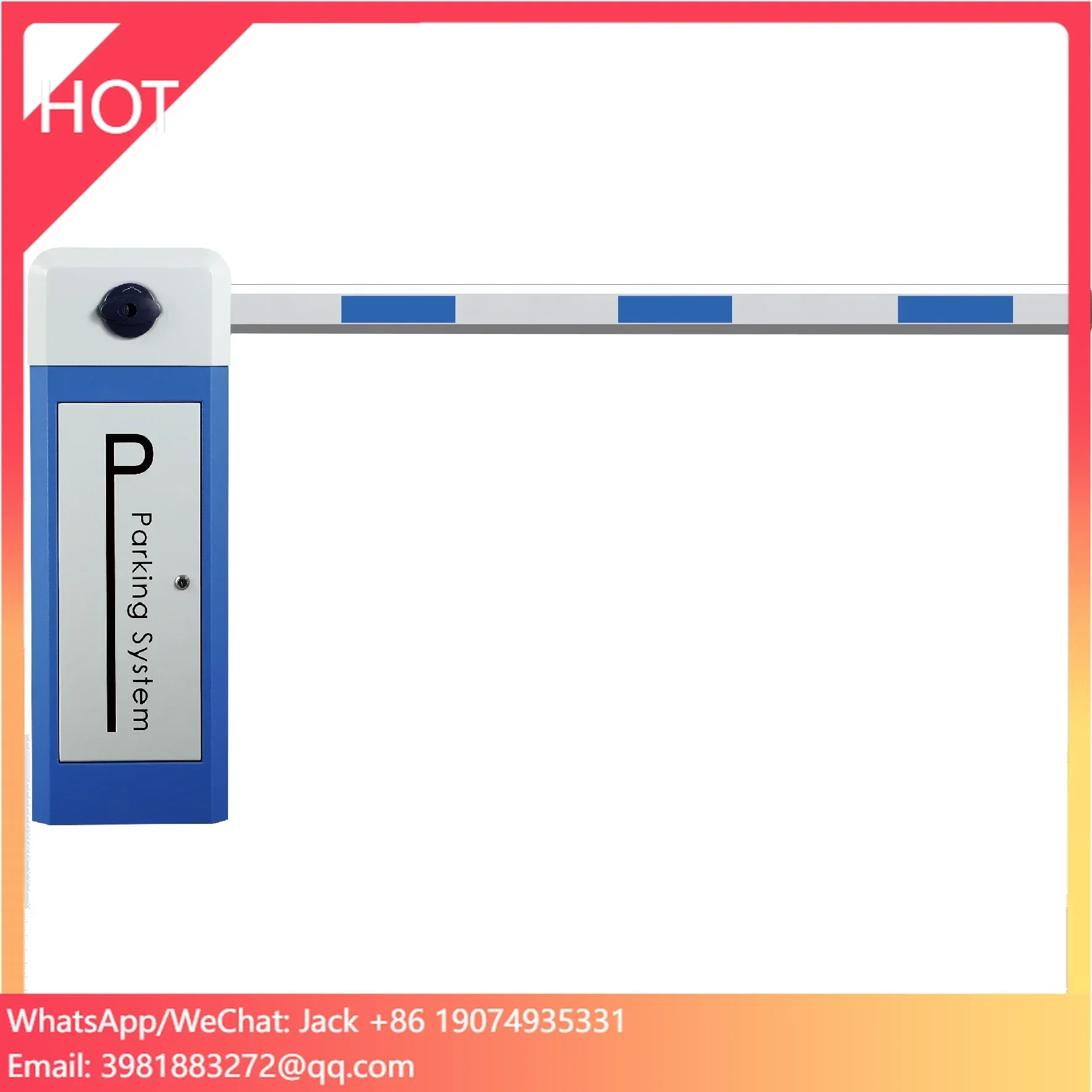 High Speed Retractable Automatic Barrier Arm Boom PC Control Parking Lot Traffic Parking Management Boom Barrier