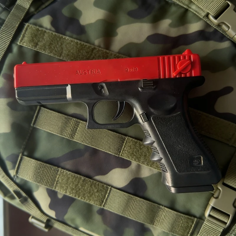 

Новый черный игрушечный пистолет G17 из сплава, стреляет пластиковыми пулями, высокая мощность, большая дальность, лучший подарок на день рождения для детей