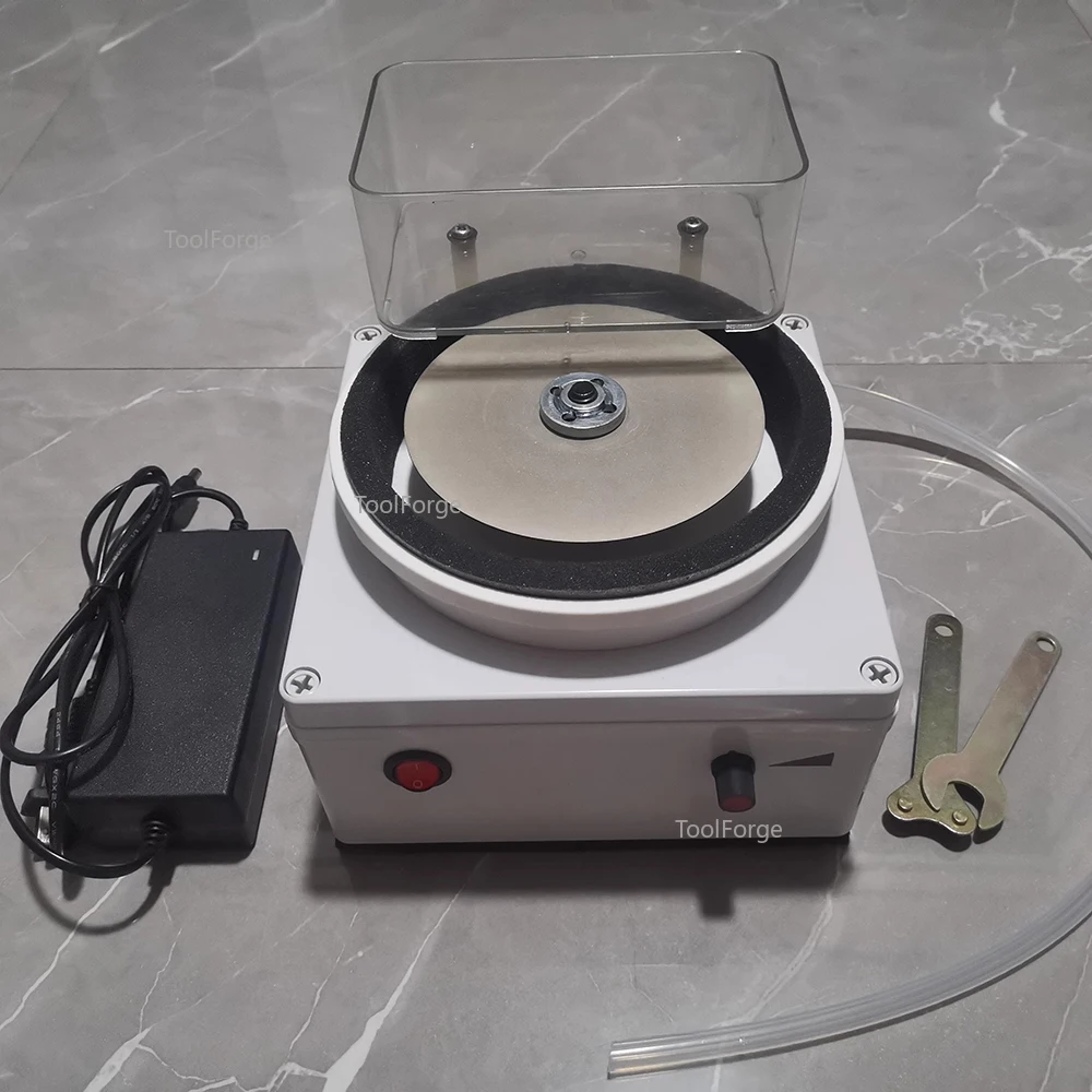 

Электрическая плоская шлифовальная машина — алмазный шлифовальный круг 125 мм, портативный станок для заточки ножей/драгоценных камней/липидара (водное охлаждение)