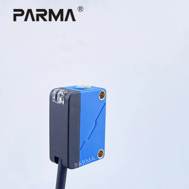 

PARMA Sensor Background suppression large spot photoelectric sensor detects any object black and white equidistant G10-BG300N