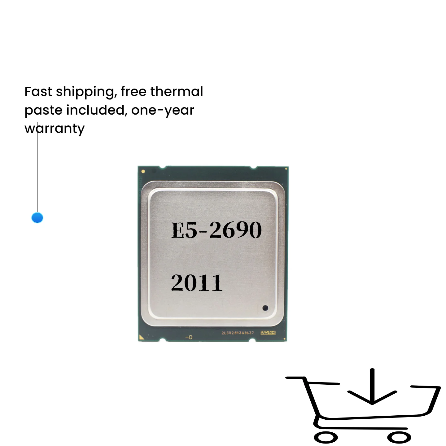 

Xeon E5 2690 Processor 2.9GHz 20M Cache LGA 2011 SROLO C2 server CPU