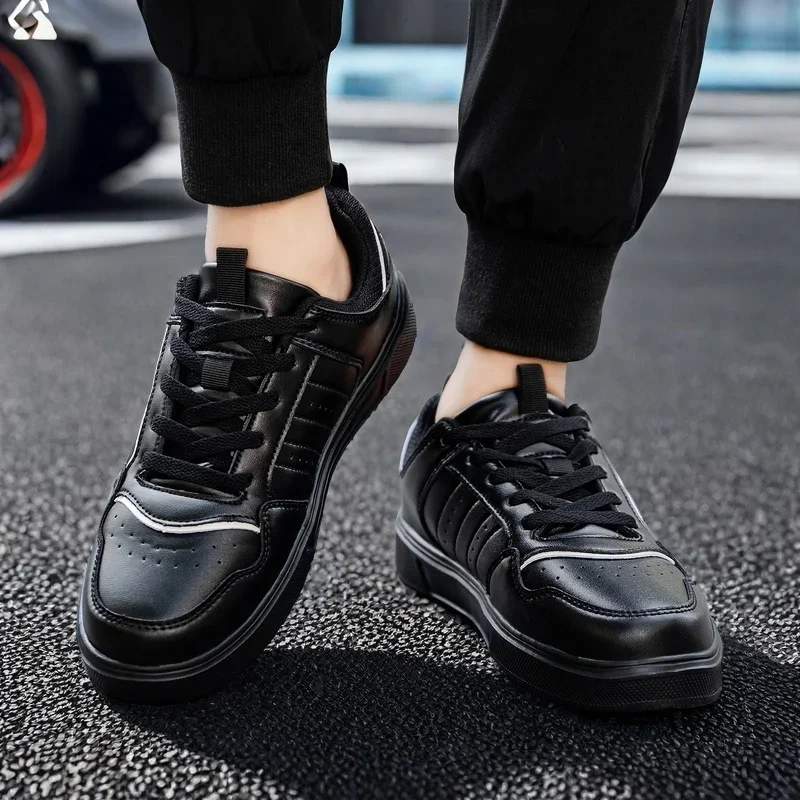 Parkour Road Dropshipping Fast Delivery Casual Black Sneakers Man Breathable Shoes Sports Sports-leisure Athletic Loafter