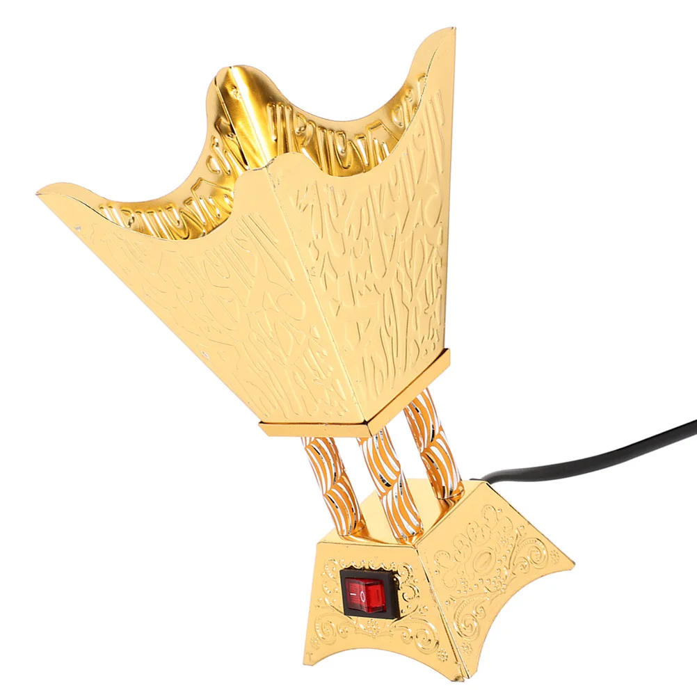 

Electric Censer Golden Decor Aroma Burner Plug In Censer Burner Aroma Stove Centerpiece Retro Plug In Portable