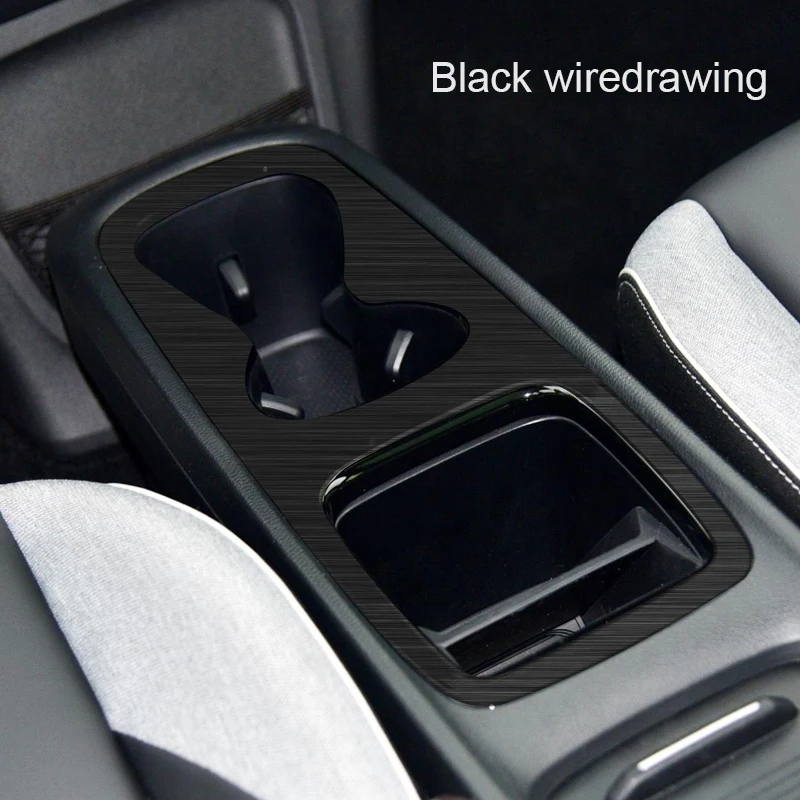 For Volkswagen ID.3 2021-2025 Car Interior Sticker Windows Contol Decal Water Cup Holder Protective Film Auto Accessories