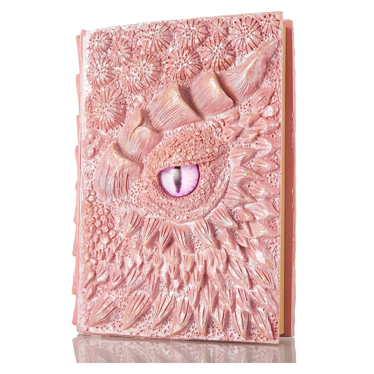 A72Z Dragon Secret Diary 3D Dragon Relief Engraving Book Retro Fantasy Diary