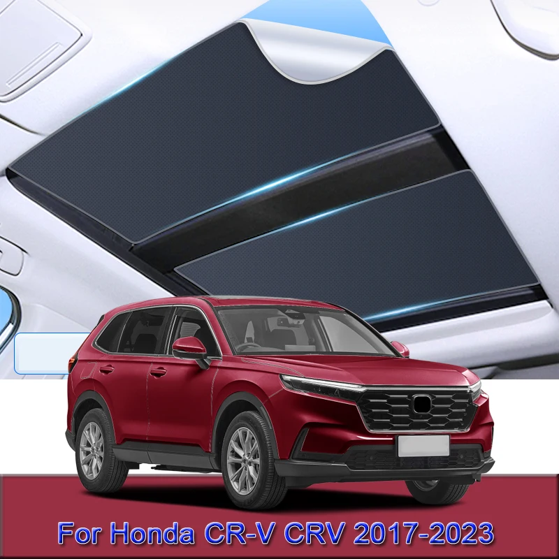 

For Honda CR-V CRV 2017-2022 2023 2024 Car Electrostatic Adsorption Sunroof Sunshade Heat Insulation Skylight Sticker Accessory