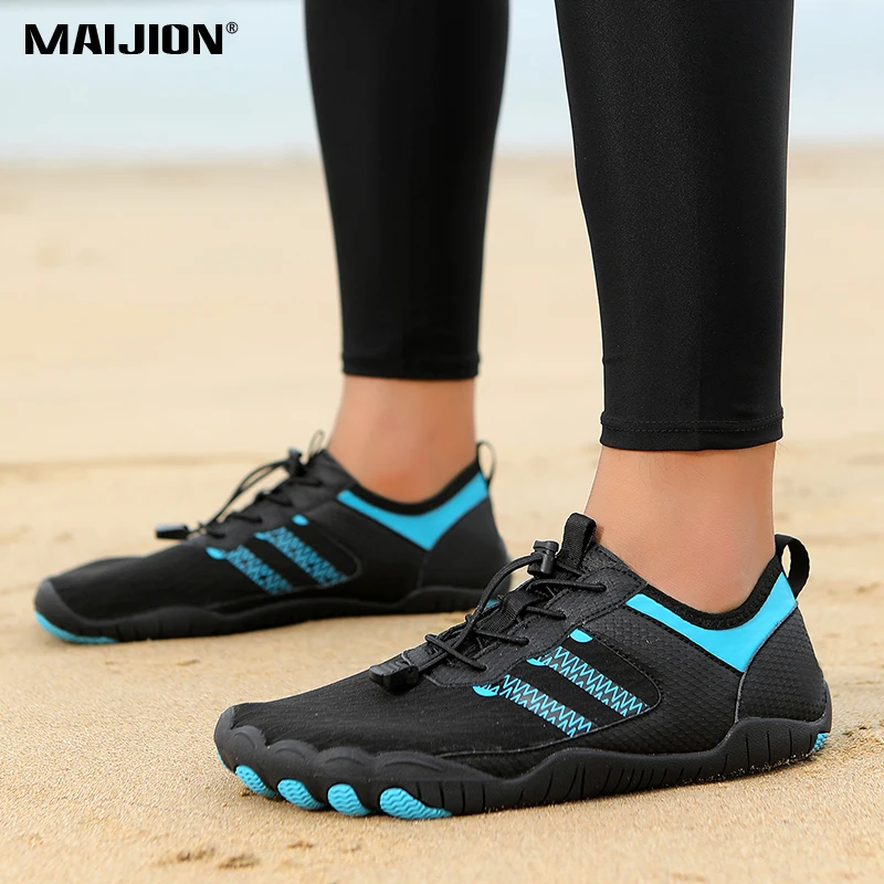 أحذية رياضية نسائية بيرفوت بخمسة أصابع أحذية مائية سريعة الجفاف للسباحة والغوص أحذية رياضية مائية قابلة للتنفس للرجال #4