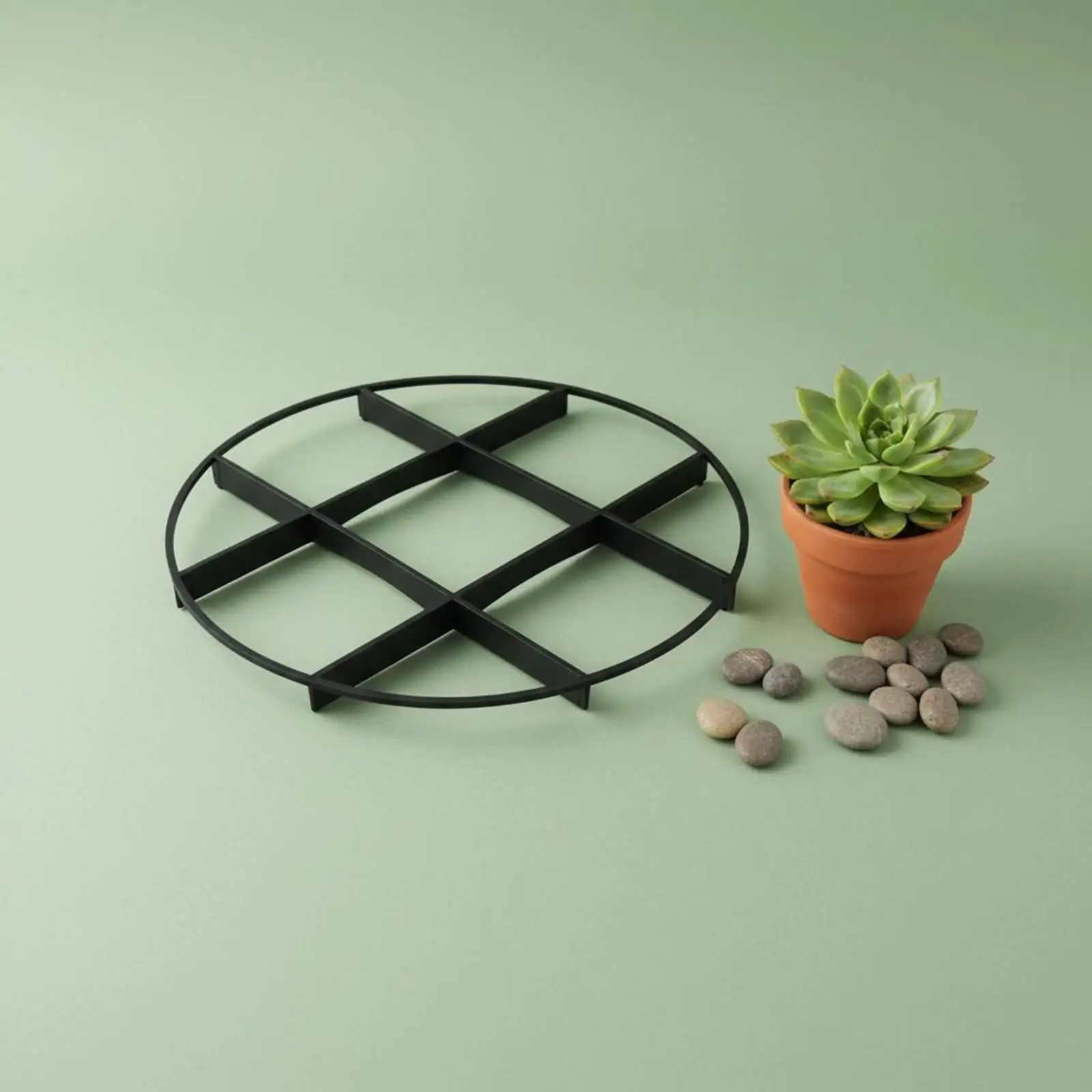 Flowerpot Stand Plant Pot Lifter Drainage Spacer Sturdy Grid Rack for Planters for Indoor and Outdoor Decor