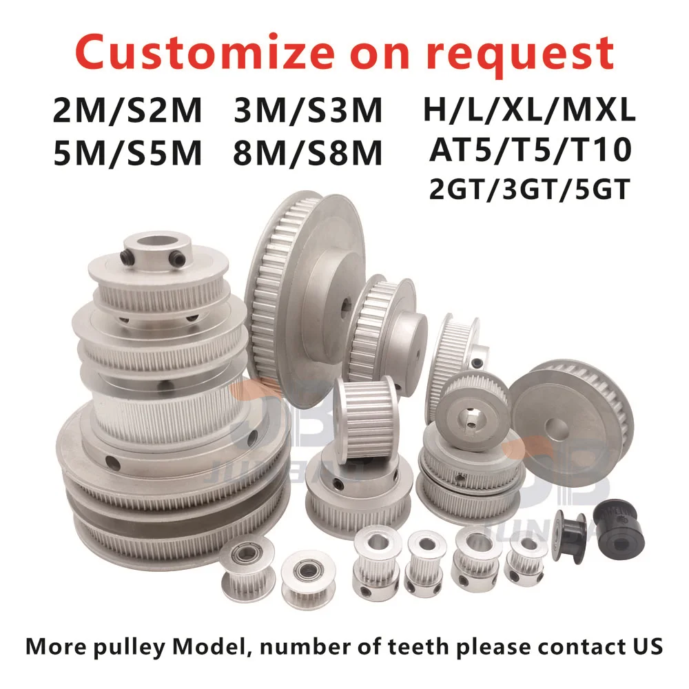 Poulie de renvoi pour imprimante 3D, 2, 16T, 20 dents, alésage de 3, 4, 5, 6mm avec roulement 6, 9, 10, 15mm, GT2 Syns.info ous Whell, poulie de synchronisation, engrenage de ralenti