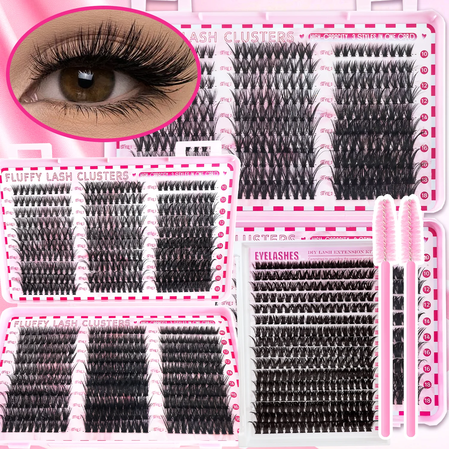 320/600 Pcs Eyelash…