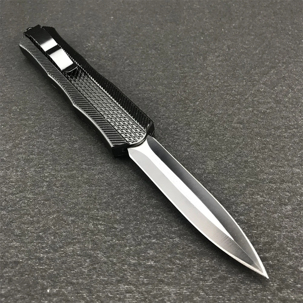 Tactical Pocket Knife 440C Blade Finger Folding Knives Zinc Alloy Handle Utility Camping EDC Multi Outdoor Safety Hunting Tool