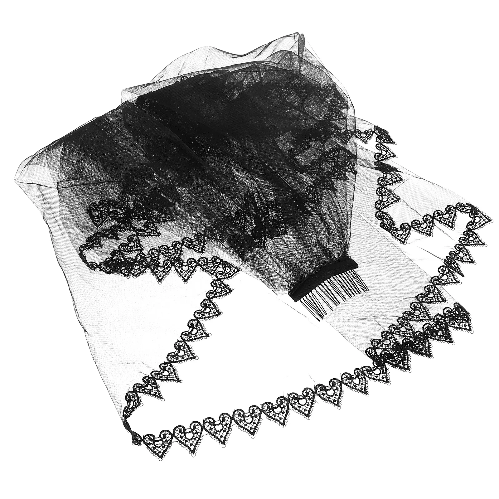 

One Size Halloween Bridal Veil Comfortable Gauze Veil for Women Wedding Cosplay Party Hair Accessories Veils for Brides