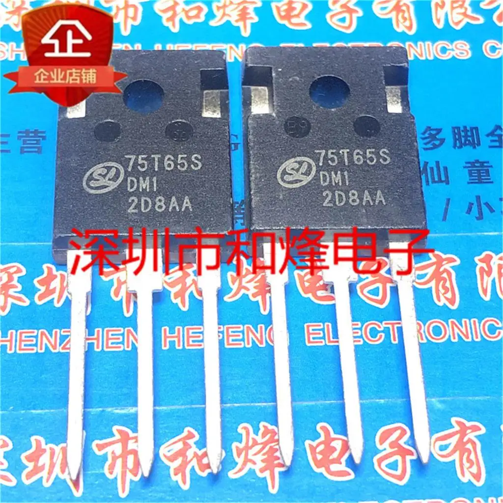 5PCS-10PCS SGT75T65SDM1P7 75T65SDM1  TO-247 75A 650V IGBT Really Stock Best Quality In Stock Fast Shipping