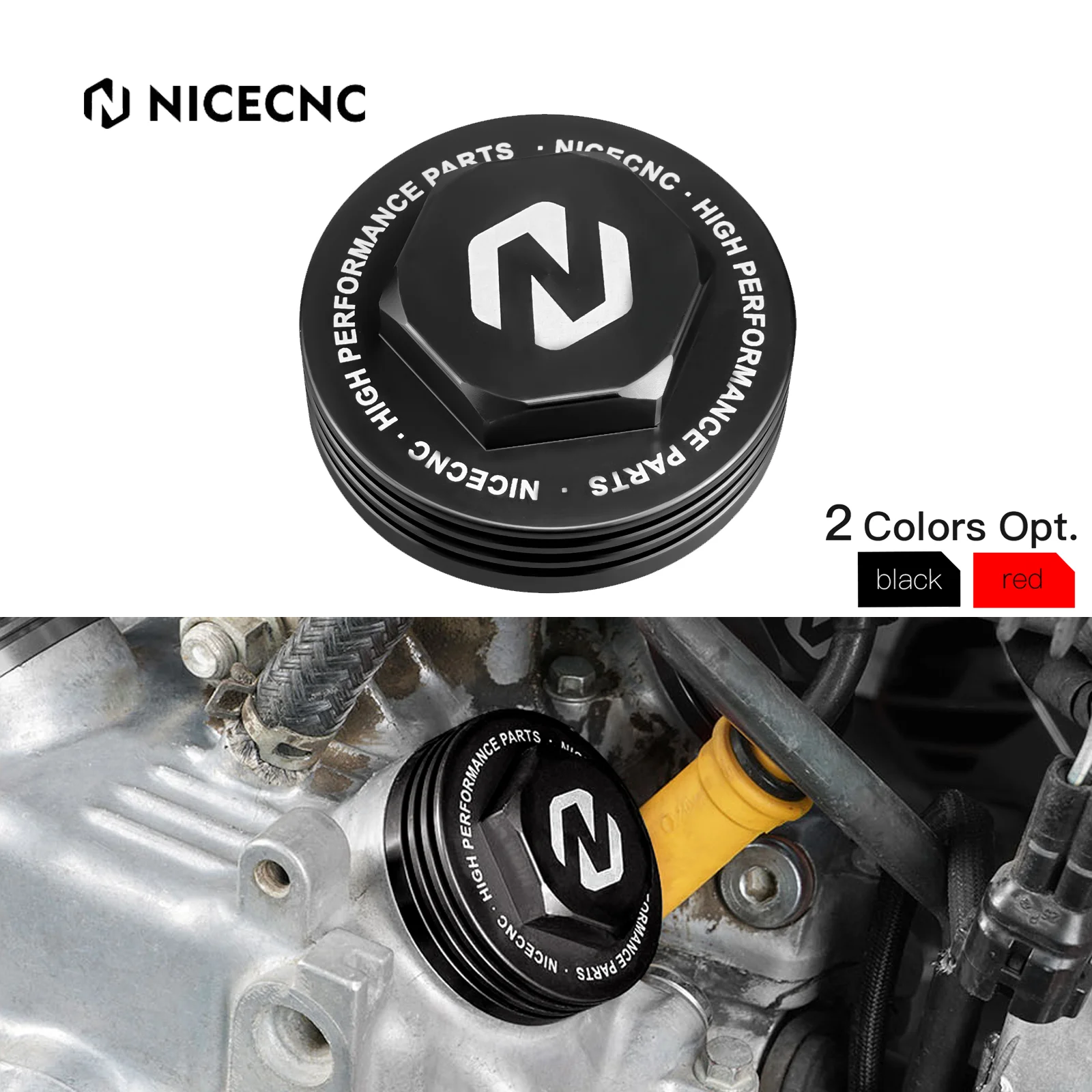 

NICECNC For Honda XR650L 1993-2025 XR600R 1985-2000 Valve Tappet Cover Guard Cap GB500 NX650 XL350R XL600R XR350R XR500R
