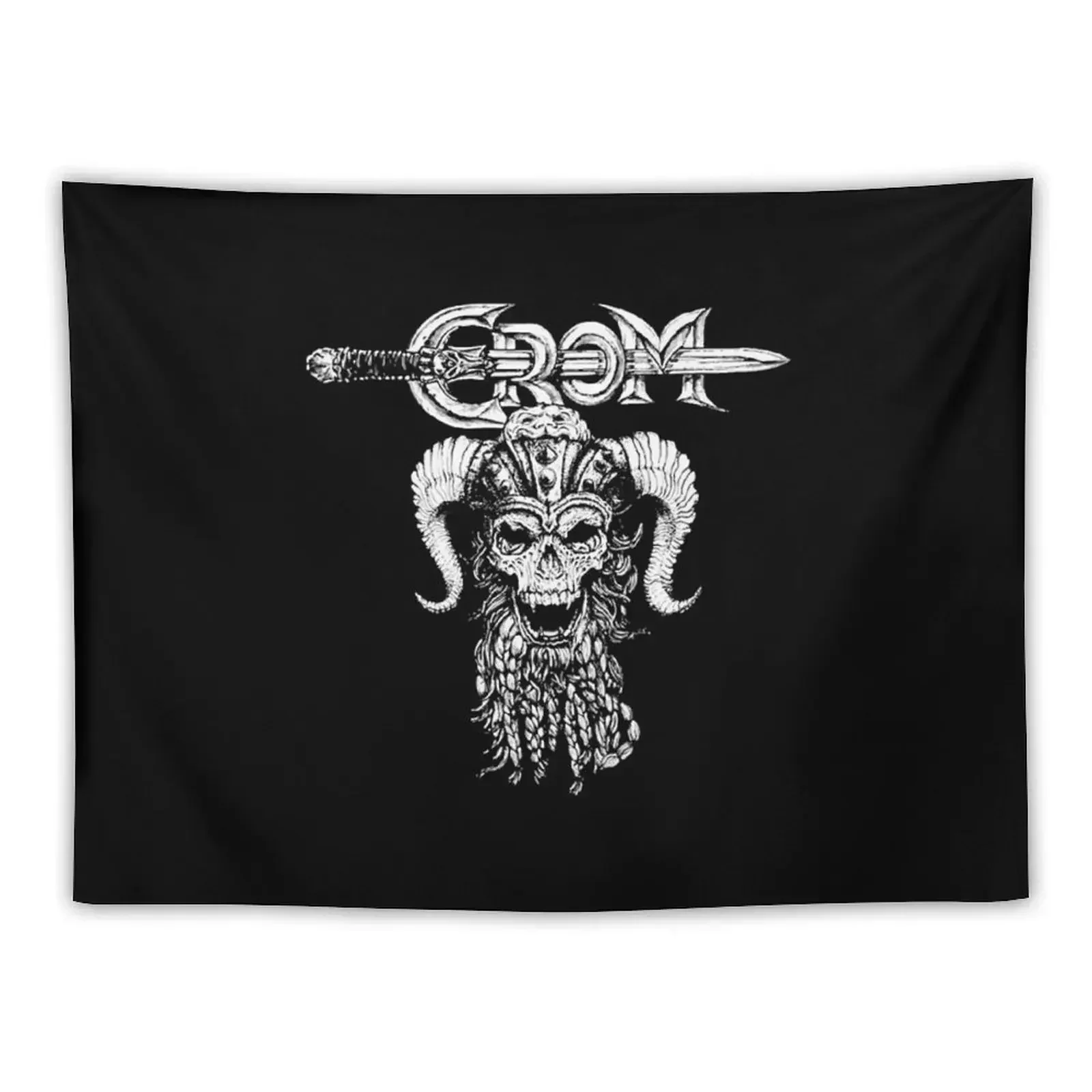 Crom (For Dark Shirts) T-Shirt Tapestry Wall Hangings Decoration Wall Art Tapestry