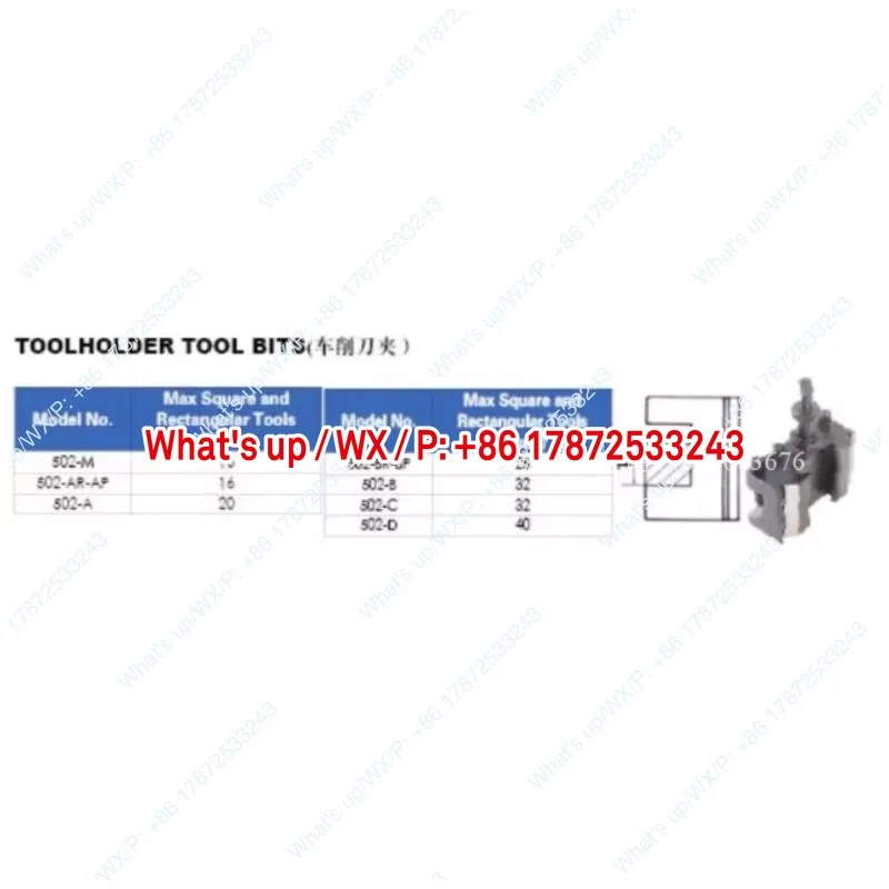 502-B Italian quick change knife holder, knife holder single item, can increase any quantity, quick change knife holder