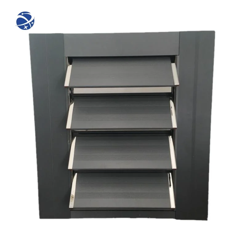 California aluminum alloy safety shutter window louvers windows for hotel