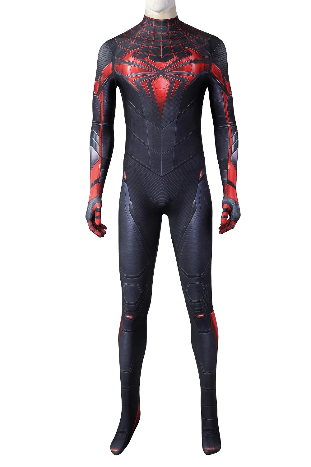 PS5 นอนไม่หลับ Miles Morales ขั้นสูงชุด Spiderman คอสเพลย์เครื่องแต่งกาย Superhero 3D พิมพ์ Spandex ฮาโลวีนเครื่องแต่งกาย Zenzai ชุด