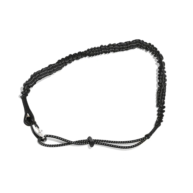 Corde de sécurité anti-chute en nylon durable, mousqueton de verrouillage à vis à ressort, outil de camping, lanière TWindsor