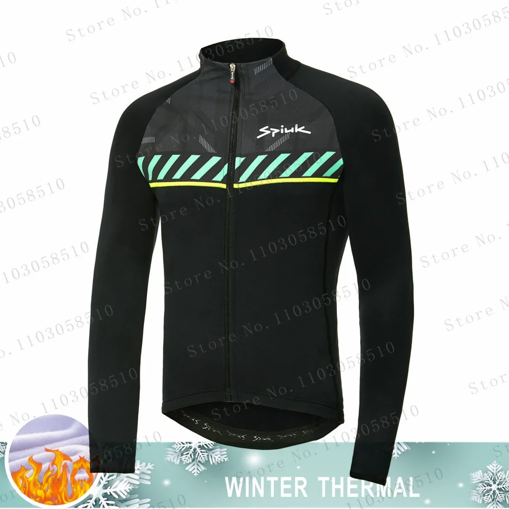 New Men Winter Thermal Fleece Cycling Jersey Sets Long Sleeve Bicycle Clothing MTB Bike Wear Road Bicycle Racing Ciclismo