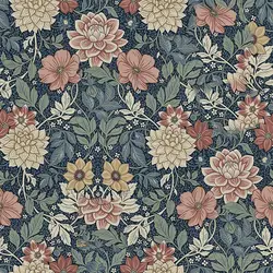 Custom vintage flowers wall stickers decoration Mural Wallpapers for Living Room TV Sofa Bedroom 3D mural Wallpaper Home Decor