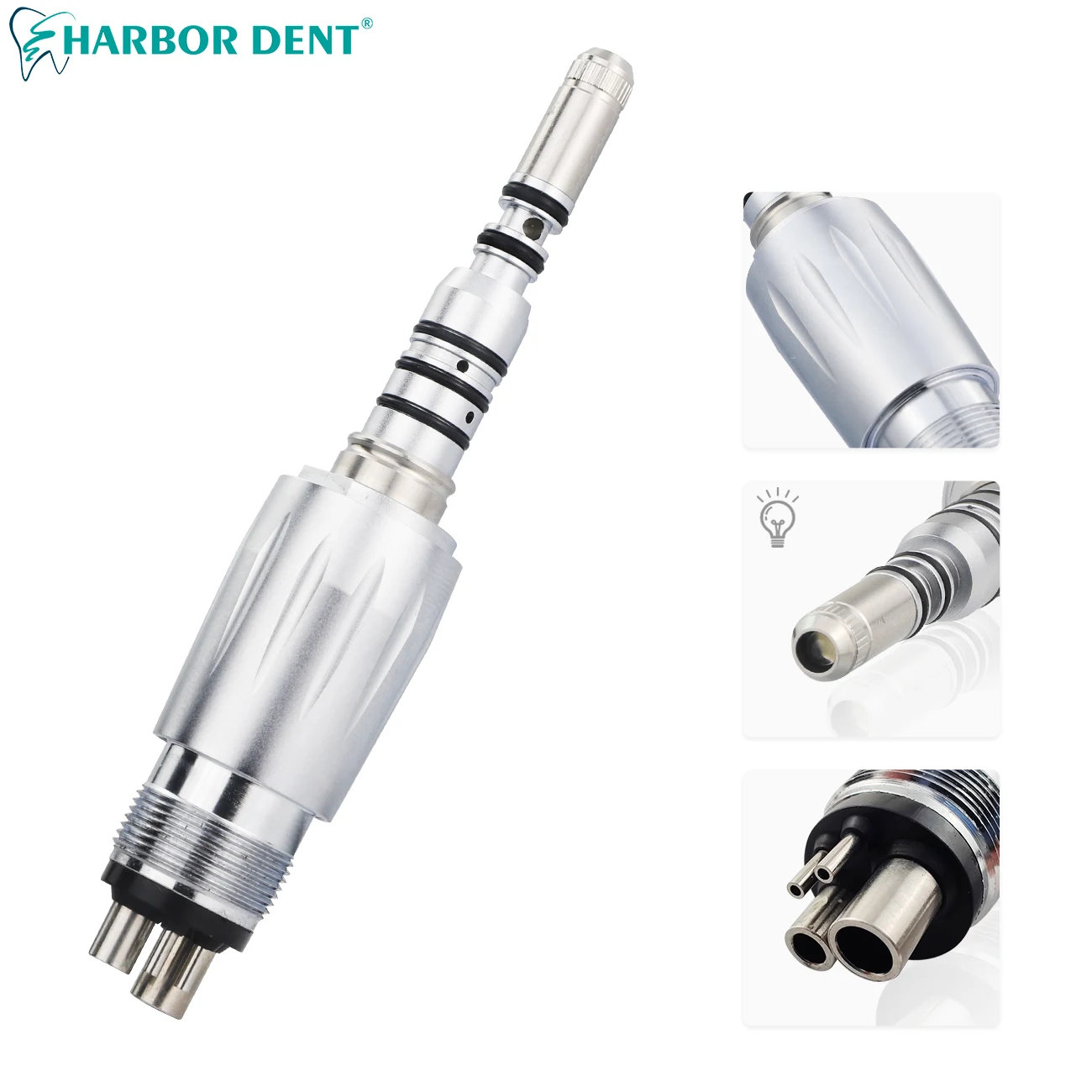 Dental Quick Connector Dentist 4/6Holes Optical Quick Coupling for Dentistry Turbine Handpiece  Fit For Kavo NSK