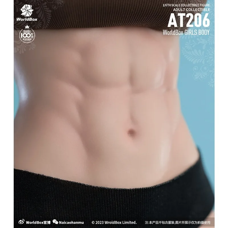 Worldbox Originale AT206 1/6 Versione Muscolare Vegetariano Femminile Bambola Mobile Accessorio Modello Giocattolo Collezione Regalo in Magazzino