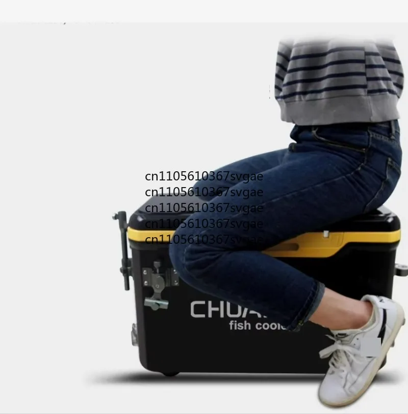 釣り用シート付きクーラーボックス、ホイール付きツールボックス、釣り用アイスボックス36L、タックルボックス、アウトドアトロリーケース、フラットカバー、大人用