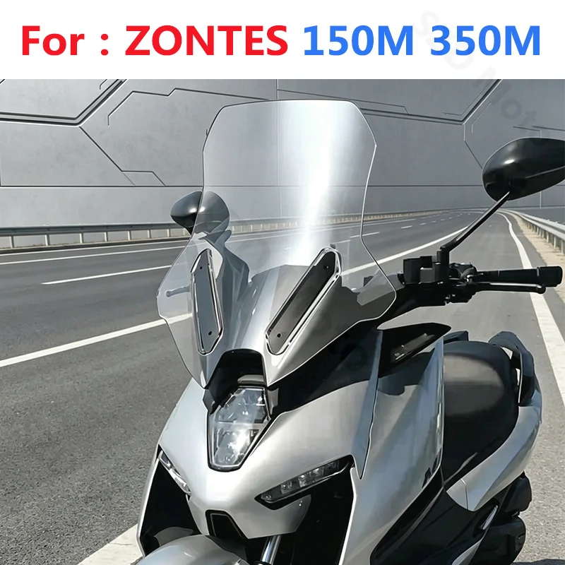 

Windshield For Zontes ZT150M ZT350M ZT150T-M ZT350T-M3 150M 350M M150 M350 Motorcycle Windscreens Wind Deflectors Visor Gray