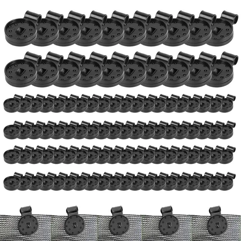 20/50/100pcs Shade Cloth Clips Shade Fabric Clamps Grommets For Net Mesh Cover Sunblock Fabric In Garden  Greenhouse Fixer