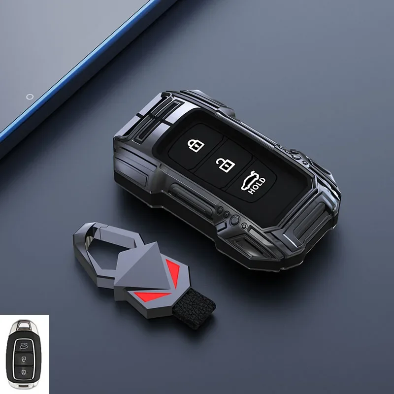 

Zinc Alloy Car Key Case Full Cover Shell Fob For Hyundai Santa I30 IX35 Encino KONA Solaris Azera Grandeur Elantra Accent Fe