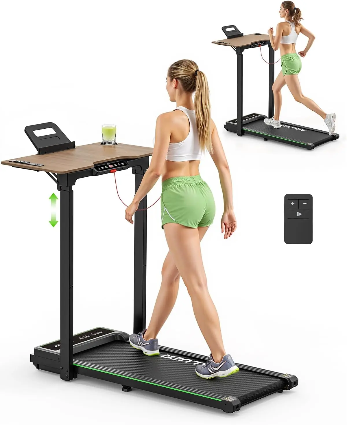 Akluer Factory Direct OEM & ODM Foldable Electric Under Desk Treadmill Portable with LED Screen Economical and Cheap Price