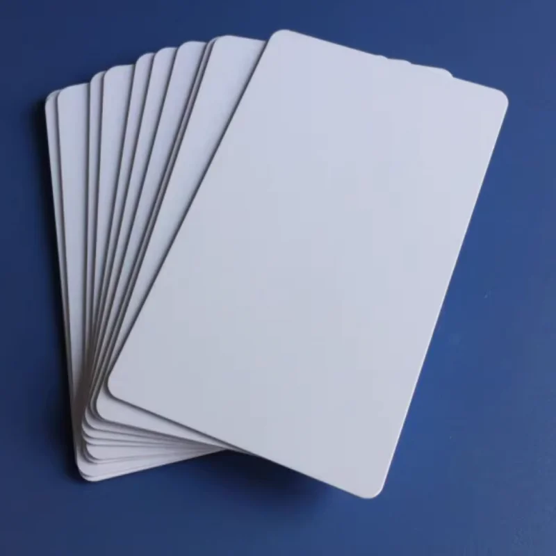 Blank Inkjet Print White ID Cards PVC 920pcs. Directly Print By Epson Printer R230 R290 R330 T50 + Two card trays