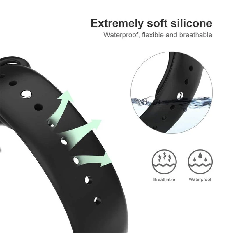 Correa de silicona para Xiaomi Redmi Watch 5 Lite, banda deportiva activa, transpirable, 22mm