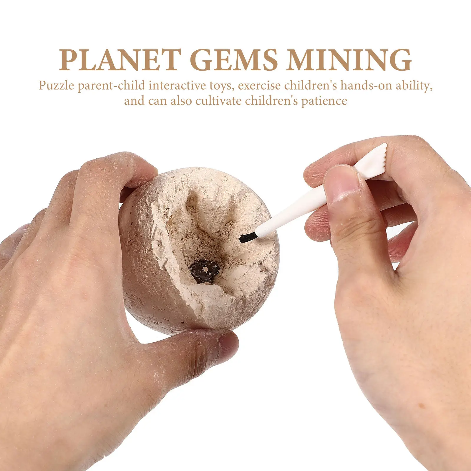 

1Set Planet Gemstone Dig Kit Educational DIY Simulation Excavation Archaeology Interactive Kids Science Gift