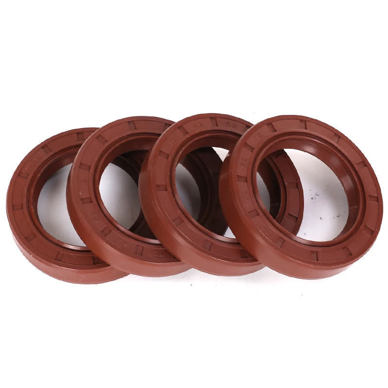 Oil Seal Spring Retainer TC Rubber FKM Brown Metal Skeleton  FKM Rubber Oil Seals TC48*60*62*65*66*68*70*72*75*90*7/8/9/10/12