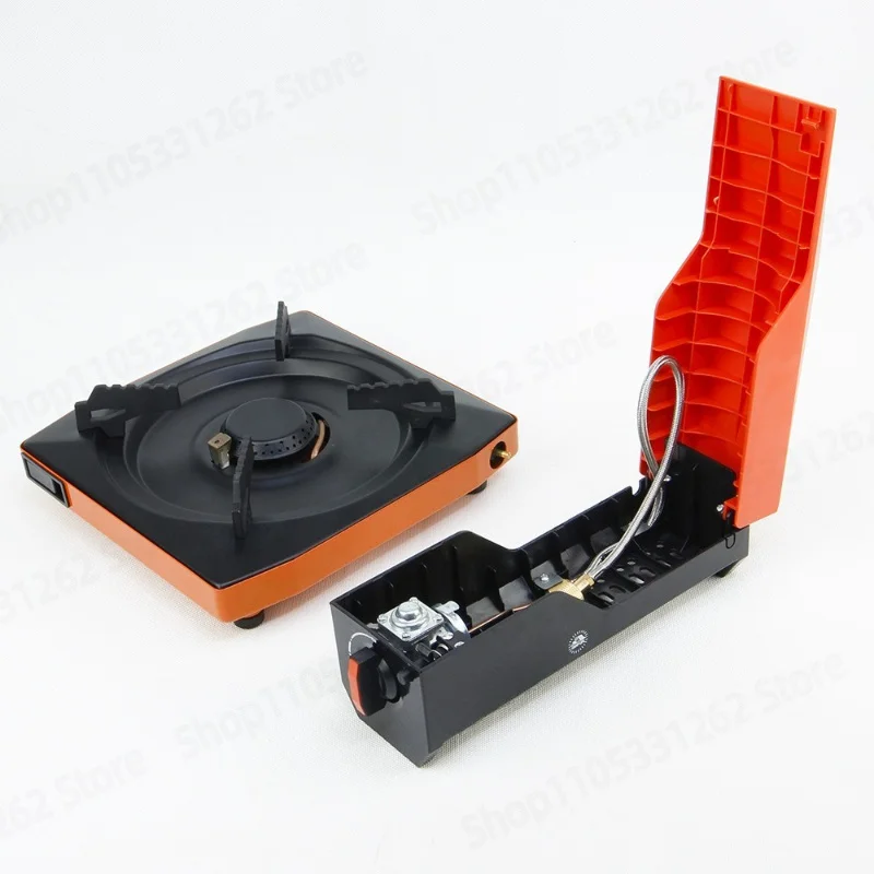 Split Type Cassette Stove, Portable Safe Gas Burner for Outdoor Camping Home Commercial