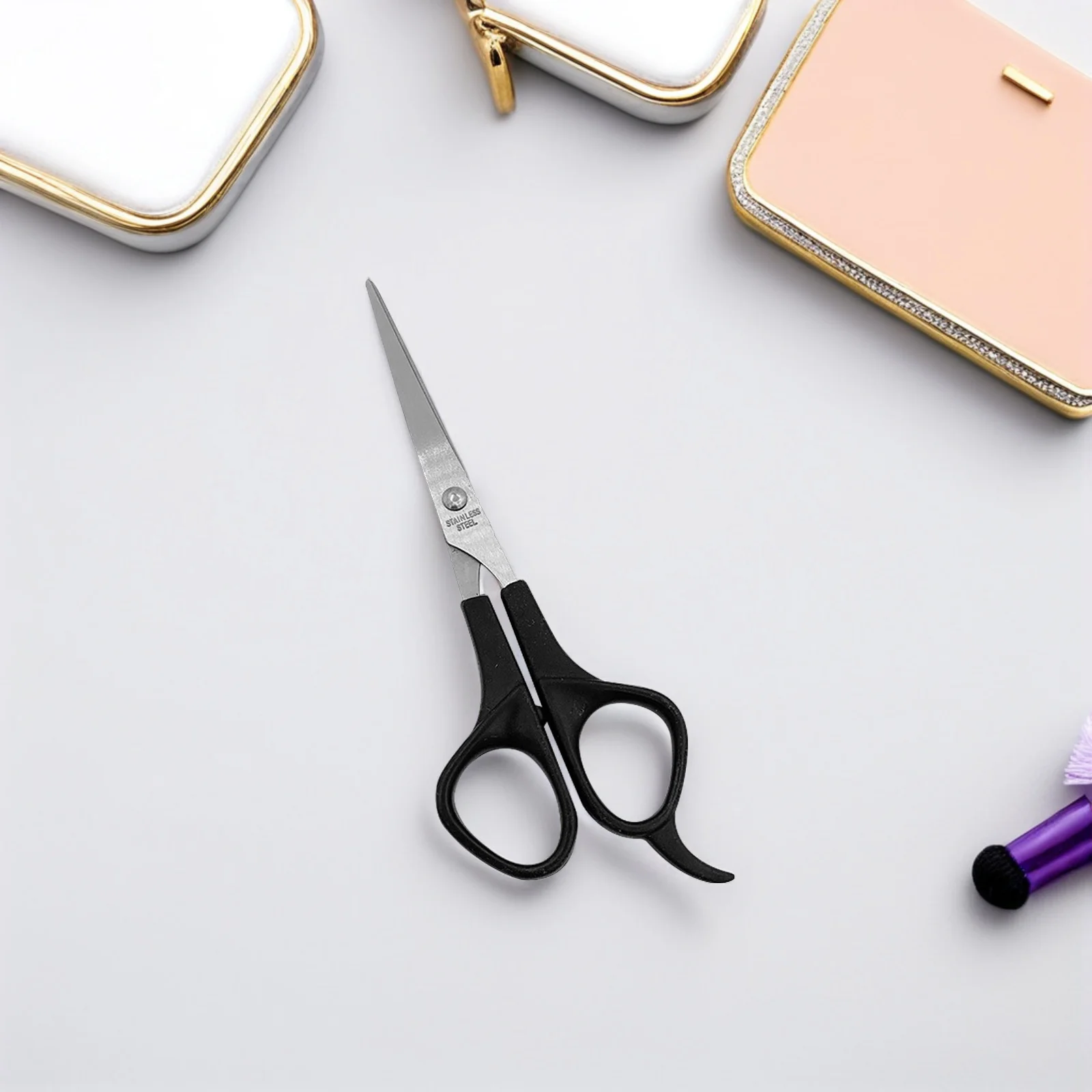 

Stainless Steel Haircut Scissors for Salon Home Use Barber Shears Smooth Finish Hairdressing Supply
