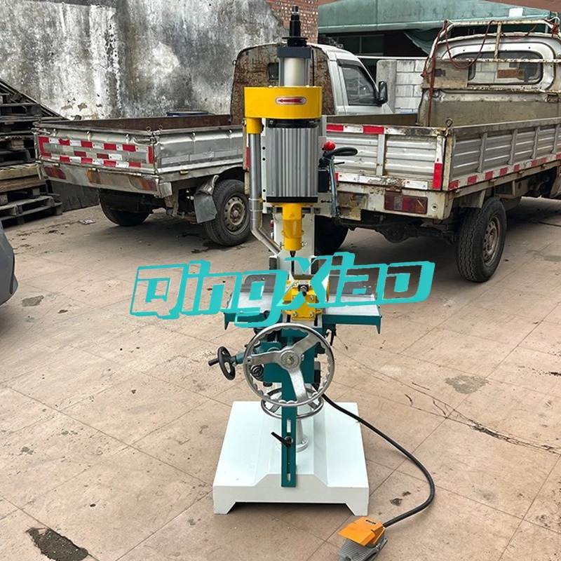 Automatic Woodworking Square Drill Vertical Single-axis High-speed Tenoning Machine Manual Drilling Machine Woodworking